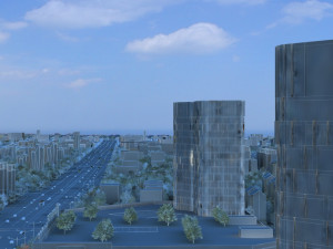 city building Modèle 3D