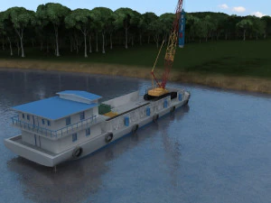 constru&ccedil;&atilde;o de pontes Modelo 3D