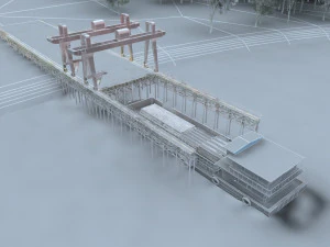 construction of bridges 3D Model