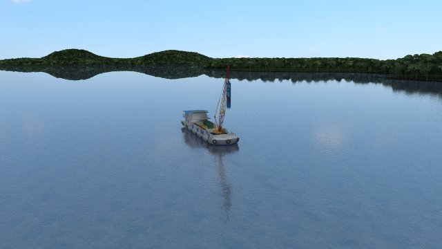 construction of bridges 3D Model .c4d .max .obj .3ds .fbx .stl .blend 