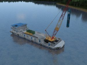 construction of bridges 3D Model