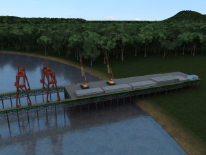 construction of bridges 3D Model