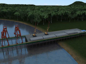 construction of bridges 3D Model