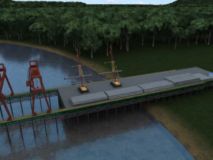 construction of bridges 3D Model