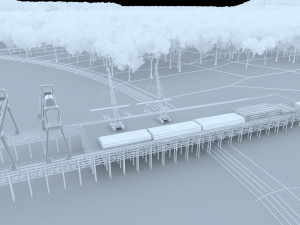 construction of bridges 3D-Modell