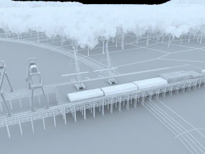 construction of bridges 3D Model