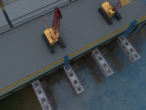 construction of bridges 3D Модель