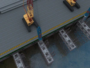 construction of bridges 3D Model