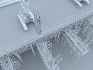 construction of bridges 3Dモデル