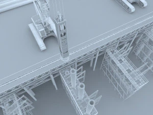 construction of bridges 3D Model