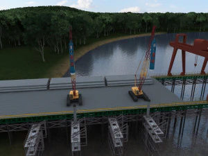 construction of bridges 3D Model