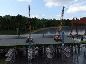 construction of bridges 3D Model
