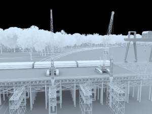 construction of bridges 3Dモデル