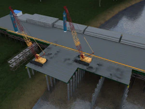 construction of bridges 3D Model