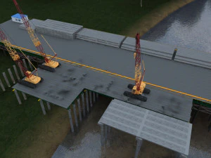 construction of bridges 3D Model