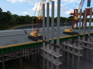 construction of bridges 3D Model