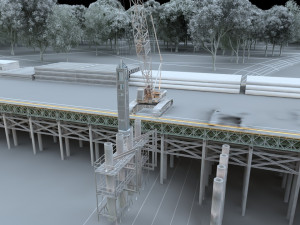 construction of bridges 3D Model