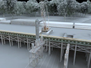 construction of bridges 3D Model