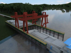 construction of bridges 3D Model