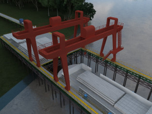 construction of bridges 3Dモデル
