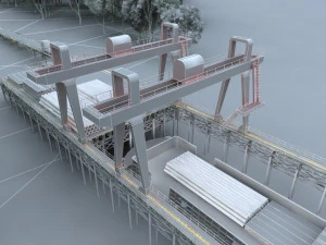 construction of bridges 3D Model