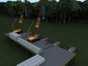 construction of bridges 3Dモデル
