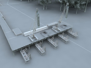 construction of bridges 3Dモデル