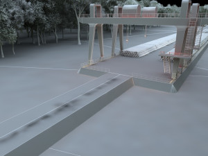 construction of bridges 3D 模型