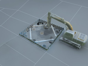 construction of bridges 3D Model