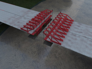construction of bridges Modello 3D