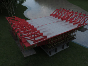 construction of bridges Model 3D