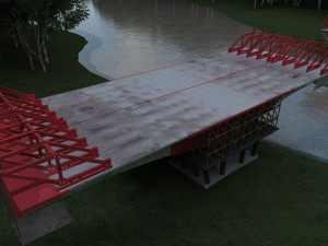 construction of bridges Model 3D
