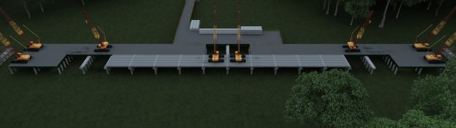 construction of bridges Modèle 3D .c4d .max .obj .3ds .fbx .stl .blend 