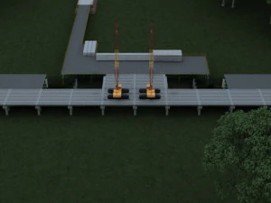 construction of bridges 3D Model
