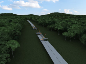 construction of bridges Modello 3D