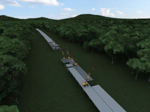 construction of bridges 3D Model
