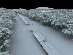 construction of bridges 3D Model