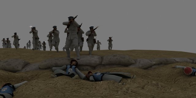 conflict Model 3D .c4d .max .obj .3ds .fbx .stl .blend 