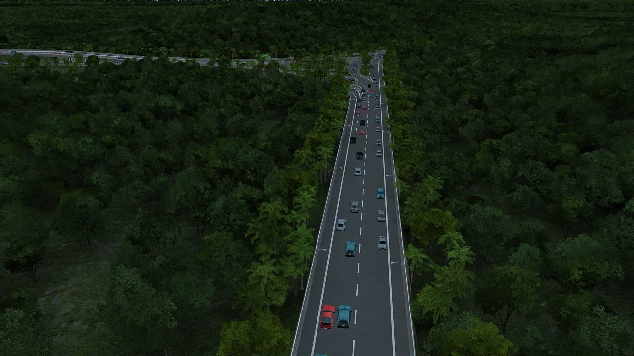 highway 3D Model .c4d .max .obj .3ds .fbx .stl .blend