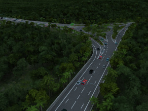 highway 3D-Modell
