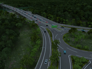 highway 3D-Modell