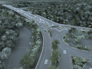 highway 3D-Modell