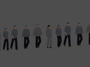 worker Modelo 3D