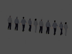 worker 3D 모델