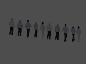 worker 3D Model