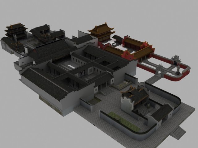 academy 3D Model .c4d .max .obj .3ds .fbx .stl .blend 