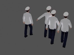policemen Model 3D
