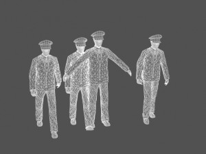 policemen Model 3D