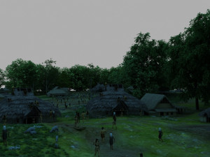 primitive tribe Modelo 3D