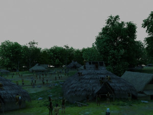 primitive tribe Modelo 3D